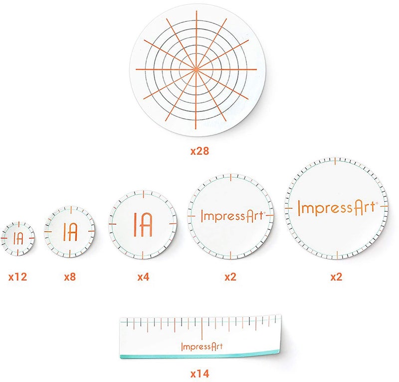 ImpressArt Metal Stamping Sticker Guides - Image 2